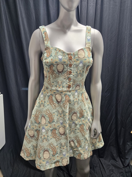 Her Universe Dresses & Skirts - Her Universe Mint Green and Brown Totoro Print Mini Dress